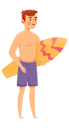 پیش‌نمایش فایل boy-holding-surfboard-5414196 از پک فعالیت افراد