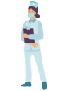 پیش‌نمایش فایل female-doctor-holding-report-5527262 از پک حرفه