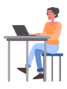 پیش‌نمایش فایل female-vlogger-editing-video-5527253 از پک حرفه