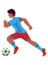 پیش‌نمایش فایل male-footballer-playing-football-5527274 از پک حرفه