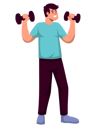 پیش‌نمایش فایل man-doing-exercise-with-dumbbells-5527273 از پک حرفه