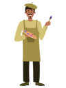 پیش‌نمایش فایل painter-holding-brush-5527289 از پک حرفه