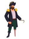 پیش‌نمایش فایل young-pirate-captain-5527257 از پک حرفه
