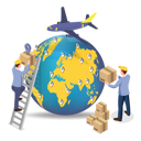 پیش‌نمایش فایل international-shipment-service-5527199 از پک خرید آنلاین