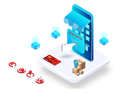 پیش‌نمایش فایل online-shopping-app-5527200 از پک خرید آنلاین