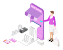 پیش‌نمایش فایل online-shopping-bill-5527195 از پک خرید آنلاین