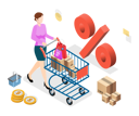 پیش‌نمایش فایل online-shopping-discount-offer-5527170 از پک خرید آنلاین