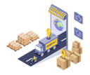 پیش‌نمایش فایل online-shopping-logistics-service-app-5527169 از پک خرید آنلاین