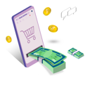 پیش‌نمایش فایل online-shopping-payment-via-cash-5527179 از پک خرید آنلاین
