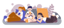 پیش‌نمایش فایل group-of-friends-spending-time-together-5527147 از پک فعالیت کودکان