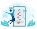 پیش‌نمایش فایل boy-chatting-on-dating-app-5713185 از پک چت با گوشی هوشمند