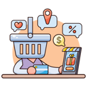 پیش‌نمایش فایل online-shopping-app-5718951 از پک خرید آنلاین