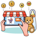 پیش‌نمایش فایل online-shopping-5718949 از پک خرید آنلاین