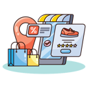 پیش‌نمایش فایل online-shopping-application-5718948 از پک خرید آنلاین