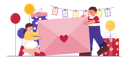 پیش‌نمایش فایل boy-giving-love-letter-to-girl-5719450 از پک فعالیت افراد