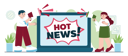 پیش‌نمایش فایل young-man-and-woman-announcing-hot-news-5719449 از پک فعالیت افراد