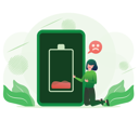 پیش‌نمایش فایل low-charge-5718720 از پک باتری ضعیف