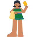 پیش‌نمایش فایل girl-eating-popsicle-5719495 از پک تابستان کودکان