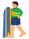 پیش‌نمایش فایل man-going-surfing-5719498 از پک تابستان کودکان