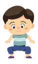پیش‌نمایش فایل boy-is-doing-squats-exercise-10980714 از پک فعالیت کودکان