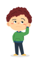 پیش‌نمایش فایل boy-is-thinking-10980704 از پک فعالیت کودکان