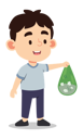 پیش‌نمایش فایل boy-uses-recyclable-bag-10980654 از پک فعالیت کودکان