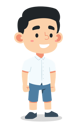 پیش‌نمایش فایل boy-is-standing-with-smile-10980623 از پک فعالیت کودکان