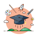 پیش‌نمایش فایل graduation-cap-10980421 از پک آموزش و پرورش