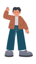 پیش‌نمایش فایل boy-is-waving-hand-10980340 از پک کودکان