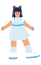 پیش‌نمایش فایل girl-is-dressed-up-in-blue-frock-10980359 از پک کودکان