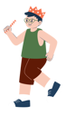 پیش‌نمایش فایل boy-is-dancing-in-his-own-birthday-party-10980325 از پک کودکان