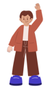 پیش‌نمایش فایل boy-is-waving-hand-to-everyone-10980319 از پک کودکان