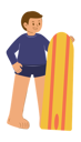 پیش‌نمایش فایل boy-loves-to-do-water-surfing-10980307 از پک کودکان