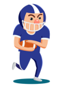 پیش‌نمایش فایل american-soccer-ball-player-10980177 از پک کودک ورزشکار
