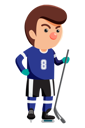پیش‌نمایش فایل boy-is-playing-hockey-10980192 از پک کودک ورزشکار