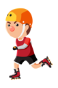 پیش‌نمایش فایل boy-loves-to-do-skating-10980169 از پک کودک ورزشکار