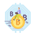 پیش‌نمایش فایل person-trading-bitcoin-5665485 از پک رمزارز بیت کوین