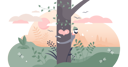 پیش‌نمایش فایل nature-lover-hugging-tree-5357609 از پک مفاهیم داوطلبی