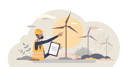 پیش‌نمایش فایل wind-turbine-maintenance-5755916 از پک انرژی سبز