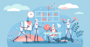 پیش‌نمایش فایل ai-cognition-in-flat-tiny-persons-concept-2080925 از پک کسب و کار