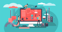 پیش‌نمایش فایل teamwork-and-coworker-job-for-computer-app-development-company-2080927 از پک کسب و کار