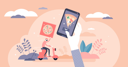 پیش‌نمایش فایل home-food-delivery-service-concept-2279325 از پک ویروس کرونا