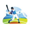 پیش‌نمایش فایل baseball-player-playing-baseball-6200934 از پک شخصیت ورزشی