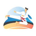 پیش‌نمایش فایل karate-6200928 از پک شخصیت ورزشی