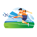 پیش‌نمایش فایل soccer-player-playing-football-6200930 از پک شخصیت ورزشی