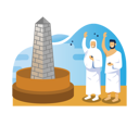پیش‌نمایش فایل muslim-pilgrims-are-throwing-stones-at-the-devil-pillar-6263130 از پک حج اسلامی