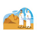 پیش‌نمایش فایل muslim-pilgrims-praying-6263128 از پک حج اسلامی