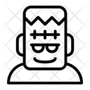 پیش‌نمایش فایل frankenstein-head-outline-9785890 از پک سرگرمی هالووین
