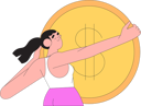 پیش‌نمایش فایل business-woman-holding-coin-10139152 از پک پول