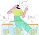 پیش‌نمایش فایل woman-have-problem-with-money-savings-10139156 از پک پول